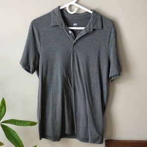 Men’s M H&M slim fit Heatherwood Polo